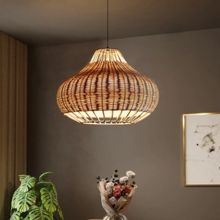 Handwoven chandelier